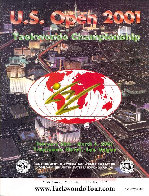 2001 U.S. Open Taekwondo Championship Program